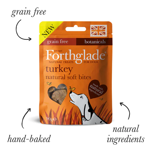 Forthglade Natural Soft Bite Treats With Turkey, 90g