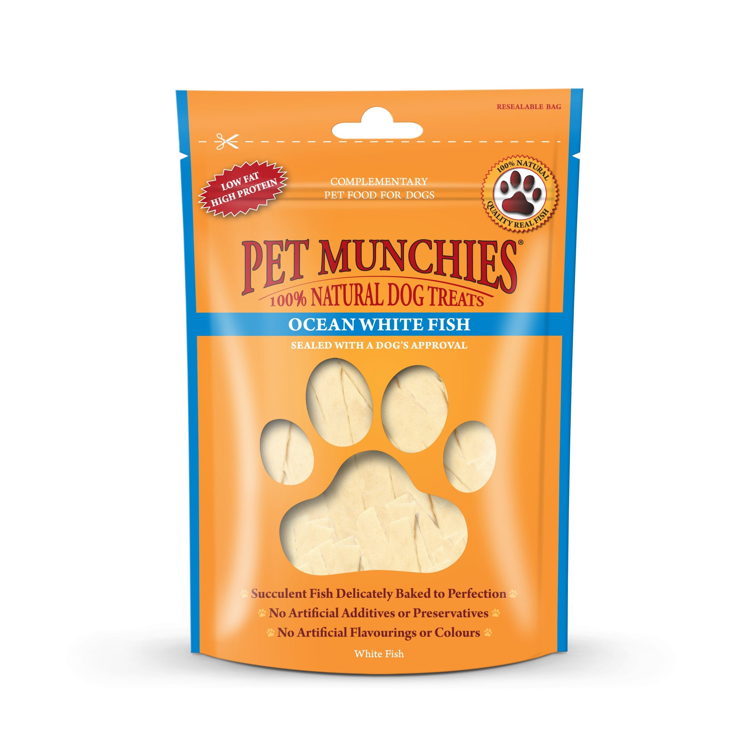 Pet Munchies Ocean White Fish for Dogs, 100g