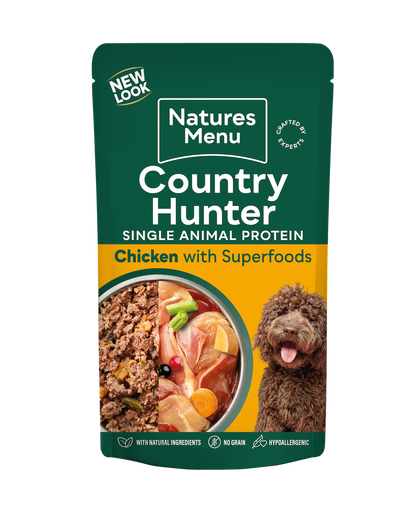 Natures Menu Country Hunter Chicken with Superfoods Pouch