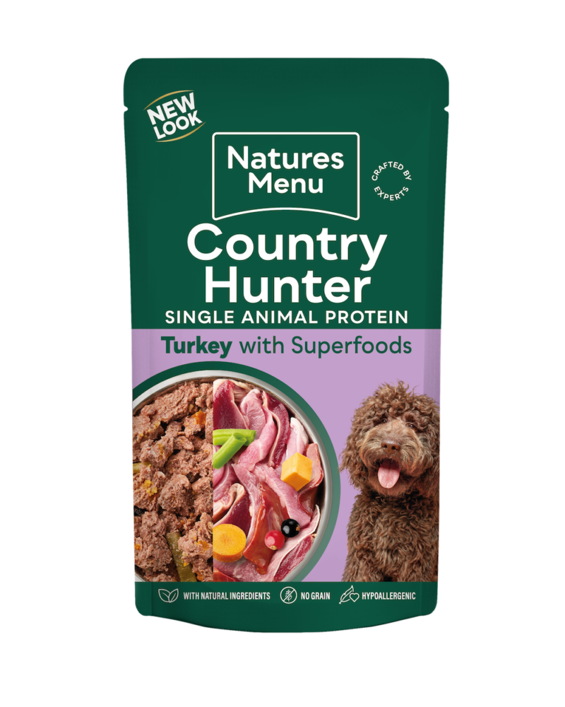 Natures Menu Country Hunter Turkey with Superfoods Pouch