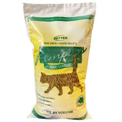 Pampuss Wood Cat Litter, 15ltr