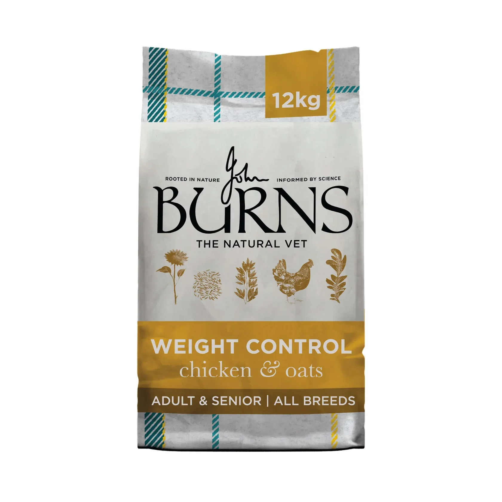 Burns Adult/Senior Dog Weight Control Chicken and Oats