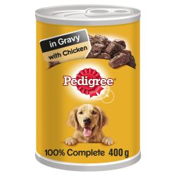 Pedigree Adult Wet Dog Food Tin Chicken in Gravy, 400g (Pre-Order)