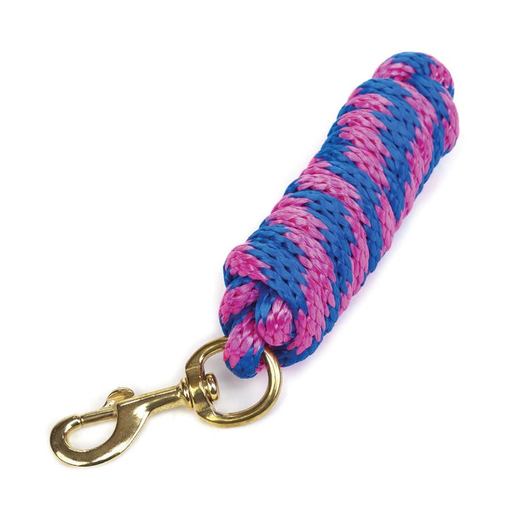 Hy Equestrian Pro Lead Rope, Blue/Hot Pink 2.7 Metres