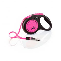 flexi New Neon Medium Tape 5m, Neon Pink