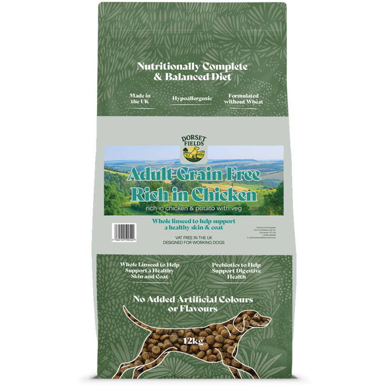 Dorset Fields Grain Free Adult Dog Rich in Chicken & Potato with Vegetables