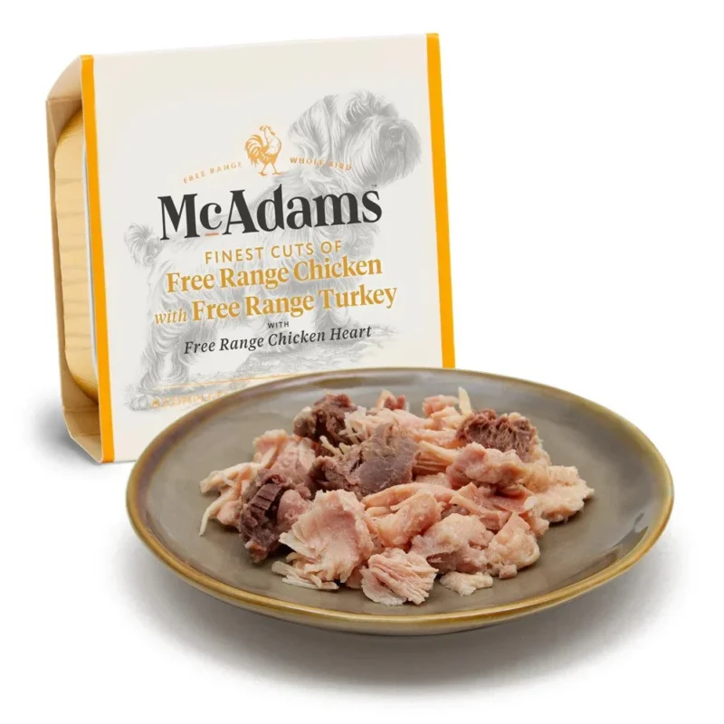 McAdams Free Range Chicken with Turkey & Heart, 150g
