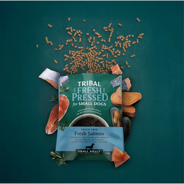 Tribal Cold Pressed Small Breed Salmon, 1.5kg