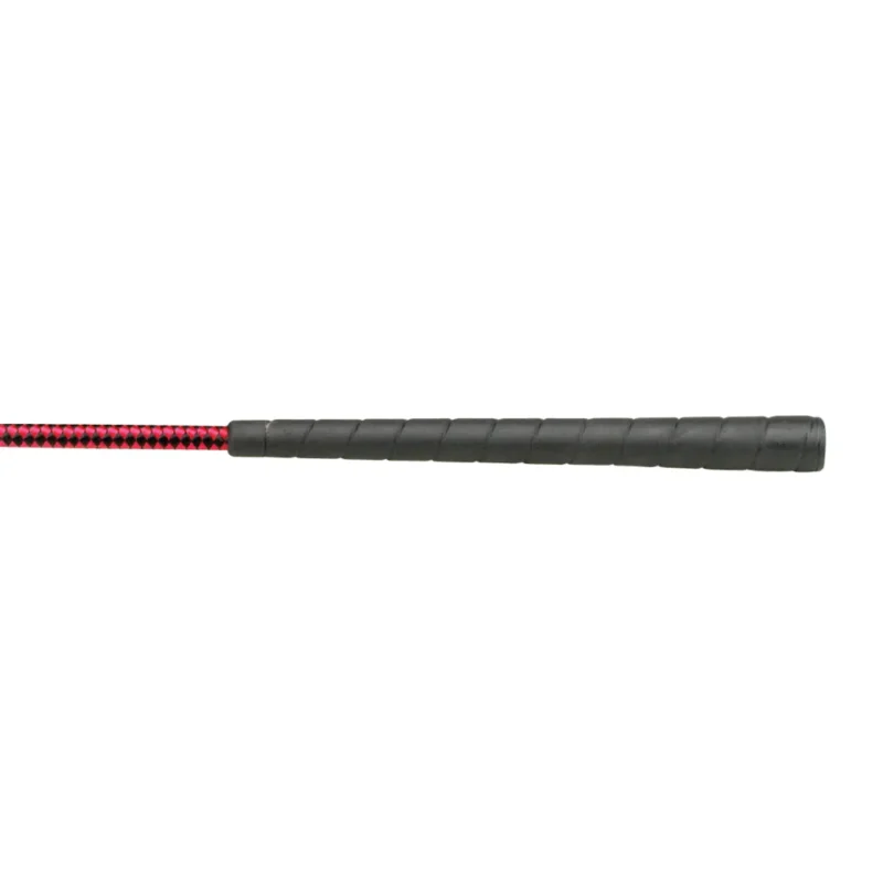 Hy Equestrian Lunging Whip, Black & Scarlet