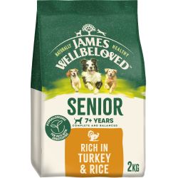 James Wellbeloved Senior Dog Turkey & Rice, 2kg (Per-Order)