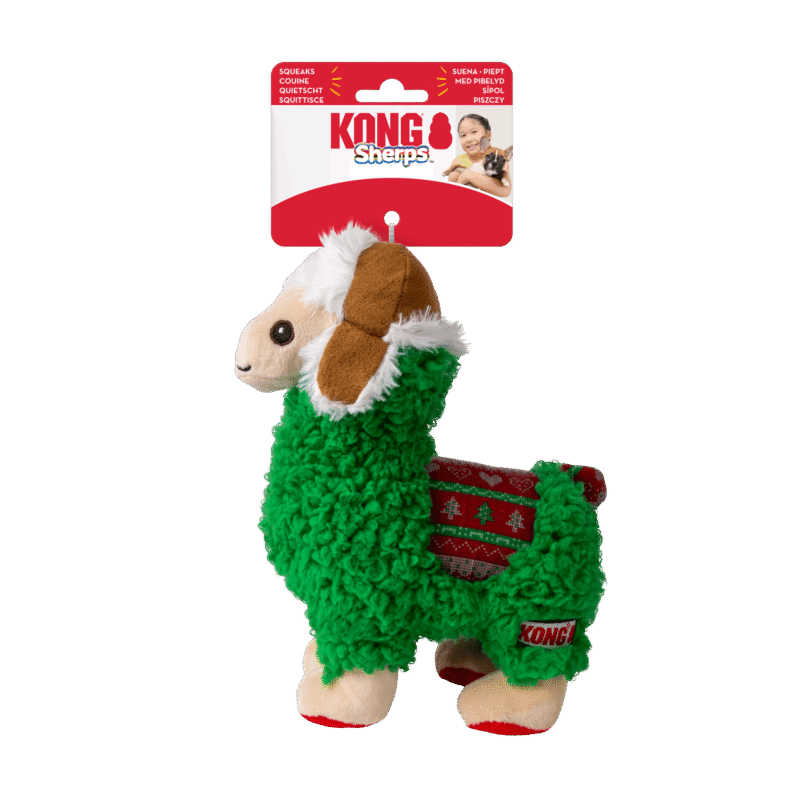KONG Holiday Sherps Xmas Llama