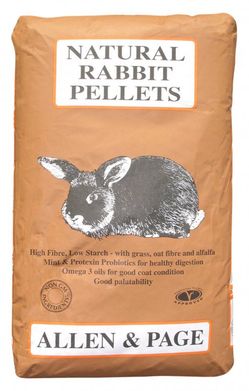 Allen & Page Natural Rabbit Breeder Grower Pellets, 20kg (Pre-Order)