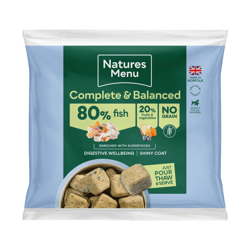 Natures Menu Complete & Balanced 80/20 Fish Nuggets, 1kg