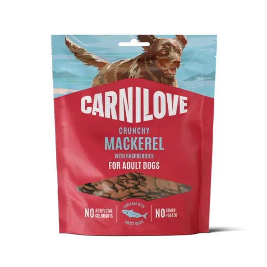 Carnilove Mackerel with Raspberries Crunchy Dog Treats, 200g