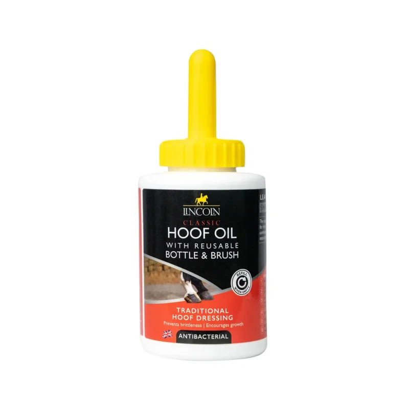 Lincoln Classic Hoof Oil with Reusable Bottle & Brush, 450ml