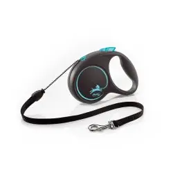 flexi Black Design Medium Cord 5m, Blue