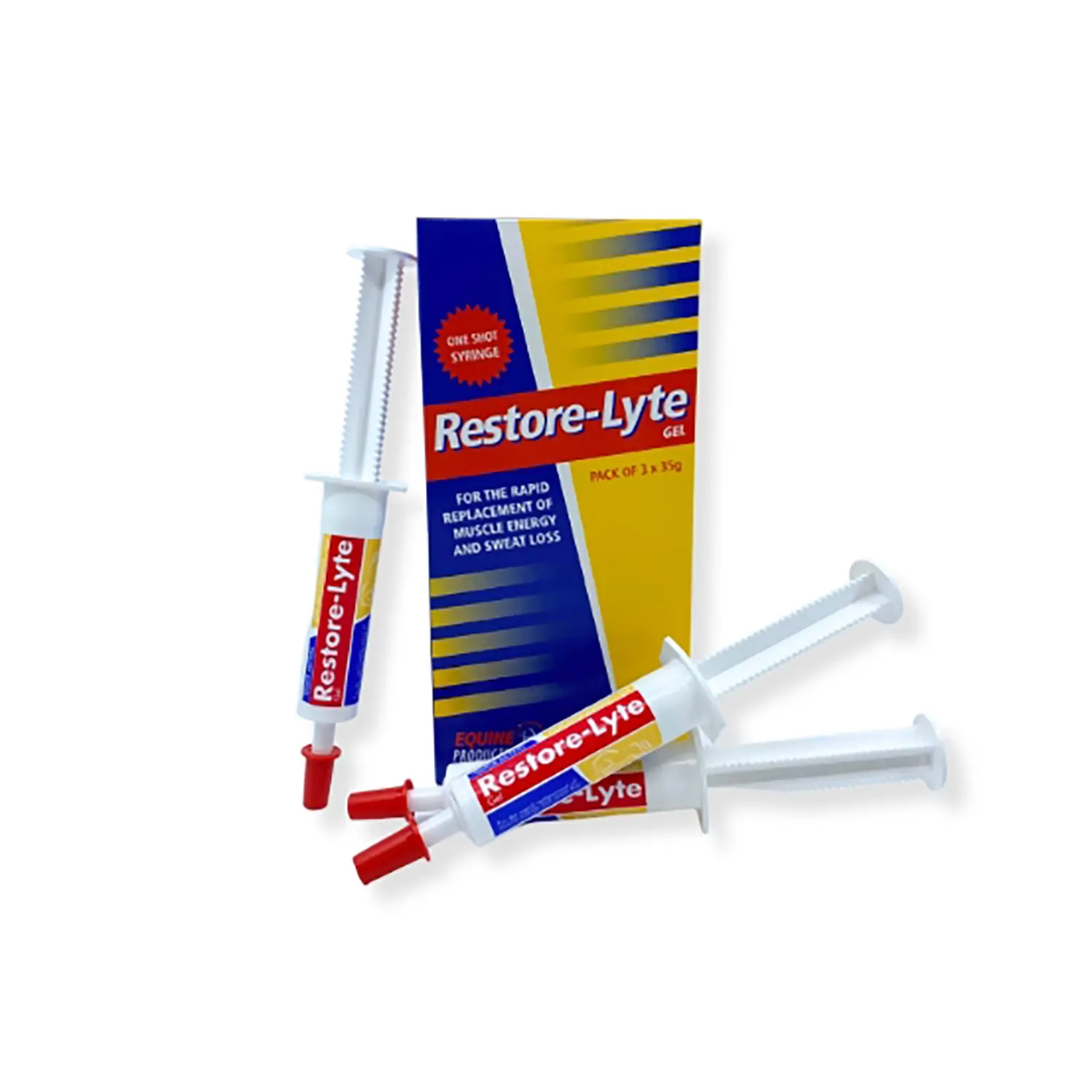 Equine Products UK Restore-Lyte Syringes 3 X 35g