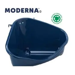 Moderna Corner Litter Pan Small Blue Berry, 35cm